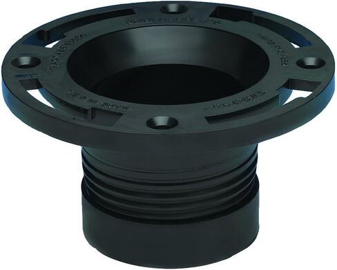 Oatey 43650 4" Abs Twist-N-Set Closet Flange2 in Saudi Arabia