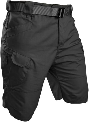Mens Classic Cargo Stretch Shorts Casual Lightweight with Multi Pockets Outdoor Hiking Work Shorts for Summer Beach in Saudi Arabia