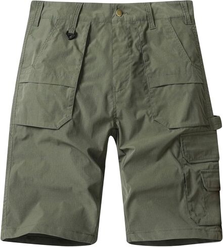 Mens Classic Cargo Stretch Shorts Casual Lightweight with Multi Pockets Outdoor Hiking Work Shorts for Summer Beach in Saudi Arabia