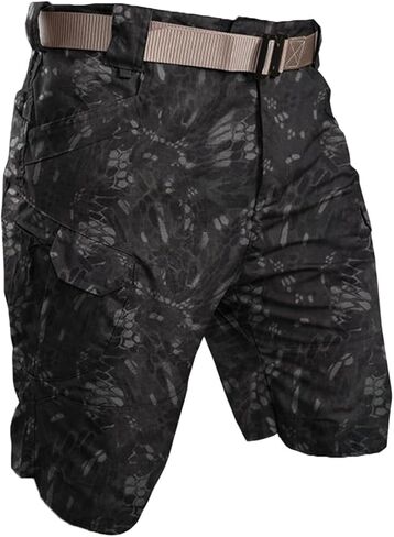 Mens Classic Cargo Stretch Shorts Casual Lightweight with Multi Pockets Outdoor Hiking Work Shorts for Summer Beach in Saudi Arabia