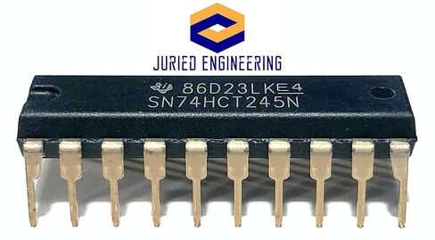 SN74HCT245N SN74HCT245 74HCT245 Octal Bus Transceivers with 3-State Outputs Breadboard-Friendly IC DIP-20 (Pack of 20) in Saudi Arabia