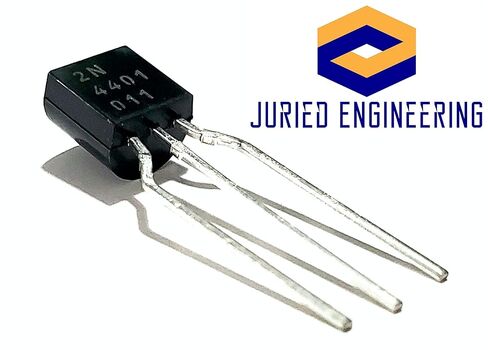 ON Semiconductor/Fairchild 2N4401 ثنائي القطب (BJT) ترانزستور فردي، NPN، 40 فولت، 250 ميجا هرتز، 625 ميجاوات، 600 مللي أمبير، 100 hFE (حزمة من 25) in Saudi Arabia