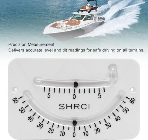 Dual Scale Inclinometer, High Precision and Dual Scale Level Gauge with Bubble Level for Off Road Vehicles, Trucks, RVs, Campers, Trailers, Boats in Saudi Arabia