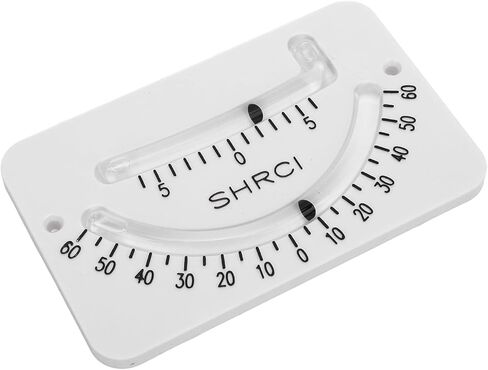Dual Scale Inclinometer, High Precision and Dual Scale Level Gauge with Bubble Level for Off Road Vehicles, Trucks, RVs, Campers, Trailers, Boats in Saudi Arabia