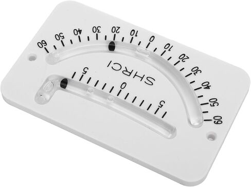 Dual Scale Inclinometer, High Precision and Dual Scale Level Gauge with Bubble Level for Off Road Vehicles, Trucks, RVs, Campers, Trailers, Boats in Saudi Arabia