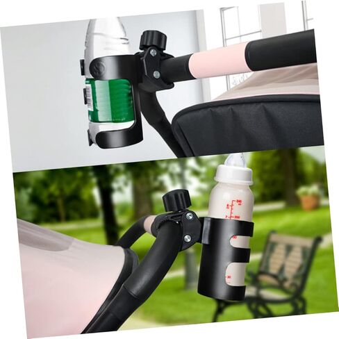 INOOMP Practical Cart Bottle Holder Durable Black Trolley Bottle Shelf for Water Lightweight and Easy to Install Carriage Accessory in Saudi Arabia