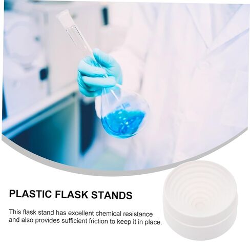 Cabilock 3 Pcs 90mm Round Bottom Flask Holder Rubber Flask Stands for Laboratory Use Rest Ring Seat for Educational Equipment in Saudi Arabia