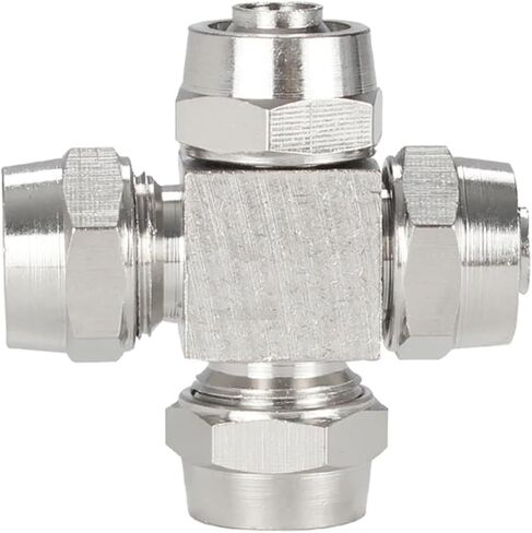 1 قطعة KL-PZA6 KL-PZA8 KL-PZA10 KL-PZA12 سلسلة تركيبات طلاء النيكل والنحاس الخيوط تركيب الكوع هوائي موصل سريع (KL-PZA8) in Kuwait