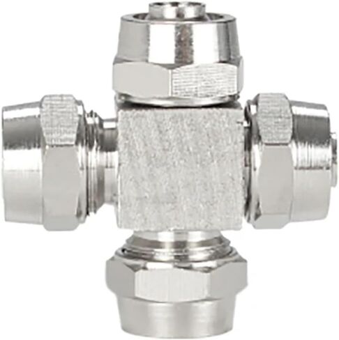 1 قطعة KL-PZA6 KL-PZA8 KL-PZA10 KL-PZA12 سلسلة تركيبات طلاء النيكل والنحاس الخيوط تركيب الكوع هوائي موصل سريع (KL-PZA8) in Kuwait