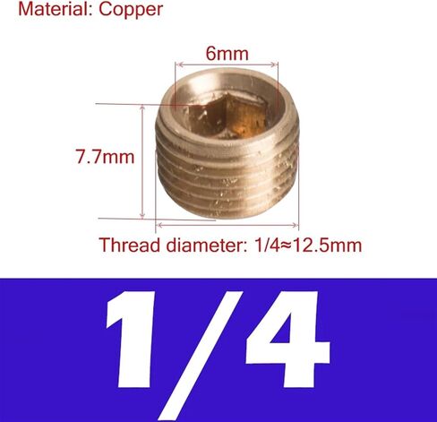 النحاس ذكر موضوع النحاس الأنابيب عرافة رئيس نهاية غطاء تركيب مقرنة موصل محول 1/8 1/4 3/8 1/2 3/4 الحديد النيكل مطلي (DT-02 النحاس) in Kuwait