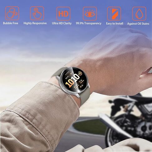 (6 Pack) for Garmin Forerunner 970 Smart Watch Screen Protector + (2 Pack) Silicone Anti-dust Plugs TPU HD Clear Protective Film in Kuwait