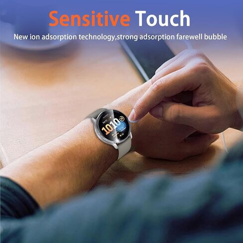 (6 Pack) for Garmin Forerunner 970 Smart Watch Screen Protector + (2 Pack) Silicone Anti-dust Plugs TPU HD Clear Protective Film in Kuwait