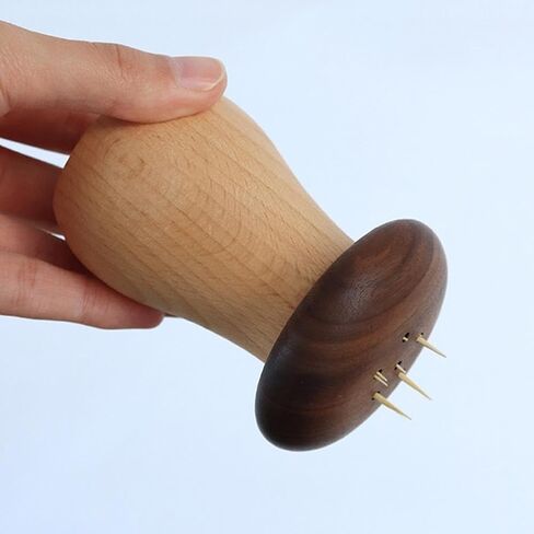 Mushroom Household Wooden Cute Mushroom Toothpick Jar Table Decoration in Saudi Arabia