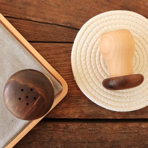 Mushroom Household Wooden Cute Mushroom Toothpick Jar Table Decoration in Saudi Arabia