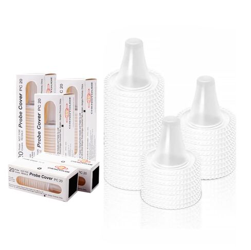 500 Counts Thermometer Ear Covers, Ear Thermometer Probe Covers, Lens Filters/Refill Caps for All Braun Ear Themometer Models, BPA Free Digital Disposable Ear Thermometer Covers in Saudi Arabia