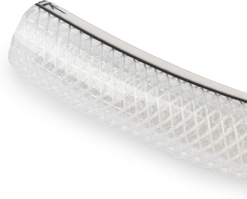 الولايات المتحدة الصلبة 3/4 "معرف × 1" OD 10 قدم خرطوم PVC شفاف مضفر عالي الضغط in Saudi Arabia