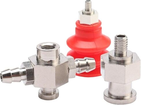 Small Head Metal Bracket Cushion Type Suction Cup Fixed Holder with M5 Big Head Thread Side Air Inlet Fittings(18) in Saudi Arabia