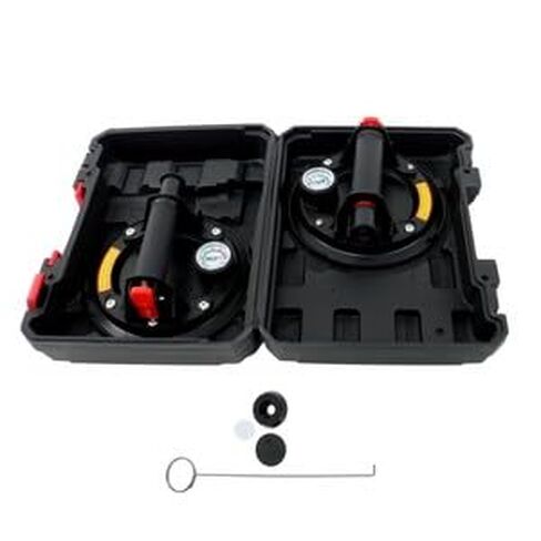 #US Heavy-Duty Multipurpose Vacuum Glass Suction Cup with Pressure Gauge 440lbs 8'' in Saudi Arabia