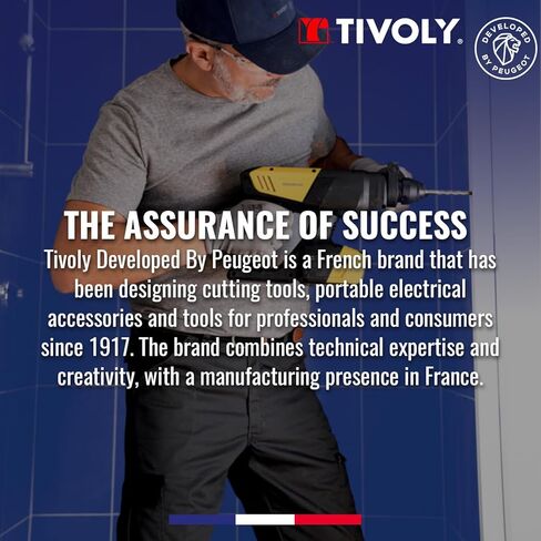 TIVOLY - قاطعة إزالة الأزيز HCS - للقضبان الملولبة والأنابيب المعدنية أو البلاستيكية Ø9/32-7/8 بوصة - ساق سداسية 6.35 مم - 1/4 بوصة - نظام التغيير السريع in Kuwait