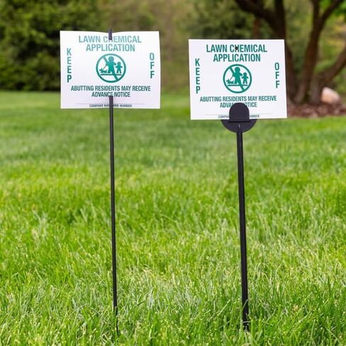 Lawn Treatment Application Stakes & Ohio Signs (Premium Style Stakes / 500 pc. Pack) in Kuwait
