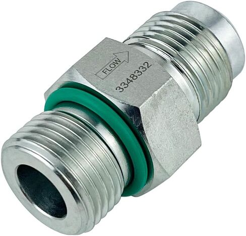 042211 Fuel Check Valve Compatible with Cummins N14 Diesel Engine, Includes Gasket, Aluminum in Kuwait