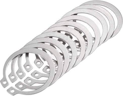 مشبك إحكام خارجي، 20 قطعة من الحلقات الخارجية 35 مم - 40 مم، حلقات تثبيت على شكل حرف C من الفولاذ المقاوم للصدأ 304 مناسبة للمحامل (37 مم) in Kuwait