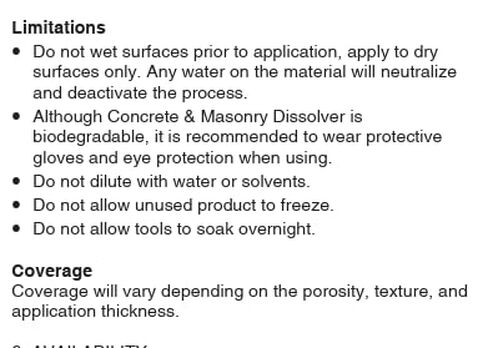 Akona Concrete & Masonry Dissolver - Removes & Softens Mortar & Cement, Heavy-Duty, Great for Tools & Mixers (28 Ounce) in Saudi Arabia