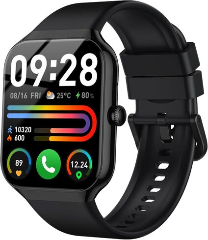 Motast Smart Watch (الإجابة/إجراء مكالمة) ، ساعة ذكية HD للرجال ، عداد الخطى in Kuwait