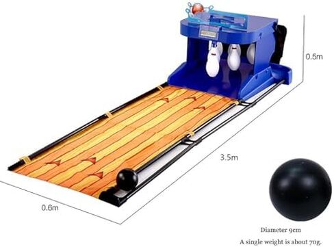 Indoor Electronic LED Bowling Game - Auto Reset Sports Console with Scoreboard for Kids and Adults - Fun Family Game Night Activity in Saudi Arabia