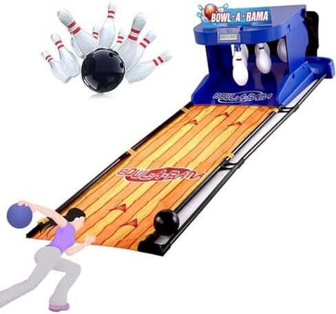 Electronic LED Bowling Game with Auto Reset & Scoreboard - Indoor Fun for Kids, Teens, and Adults - Perfect Family Game Night Activity in Saudi Arabia
