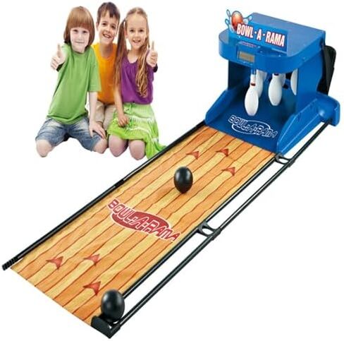 LED Indoor Bowling Game for Kids & Adults - 3.5m Electronic Alley with Automatic Reset & Scoreboard - Fun Family Sports Console Activity in Saudi Arabia