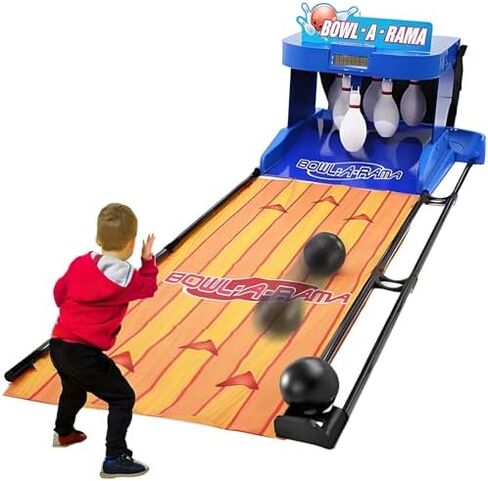 Home Electronic Bowling Alley Game, Automatic Reset, LED Scoreboard & Realistic Sound, Family Fun Indoor Activity, Perfect for Kids & Adults in Saudi Arabia
