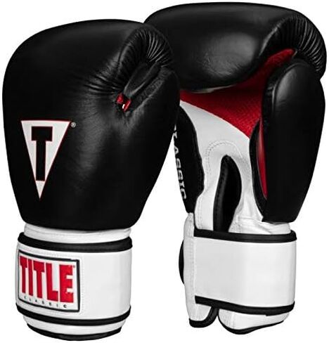 TITLE Boxing Classic Leather Super Bag Gloves 2.0 - Boxing Gloves, Punching Bag Gloves, Kickboxing Gloves, Punching Gloves, Heavy Bag Gloves, Boxing Gloves Men, Boxing Gloves Women, Boxing Equipment in Saudi Arabia