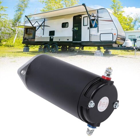 Akozon 12V مضخة هيدروليكية المحرك 179327 استبدال اقتران طوق مختوم لوحدة الطاقة أحادية الاتجاه Lippert نظام تسوية RV بناء سبائك الألومنيوم دائم وموثوق in Saudi Arabia