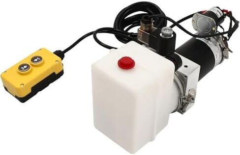 Electric Hydraulic Pump,0.5KW 24V DC Hydraulic Power Unit,2L Dump Trailer Fluids Power Pump w/Remote Control,Pump Output: 0.26cc/r,for Dump Truck Car Lifting in Saudi Arabia