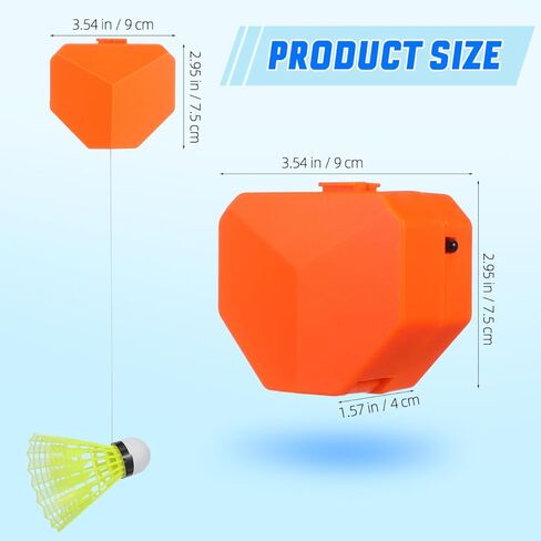 BESTonZON Indoor Badminton Rebound Trainer Machine, Electric Solo Practice Device with Remote Control, Self Training Shuttlecock Equipment for Home in Saudi Arabia