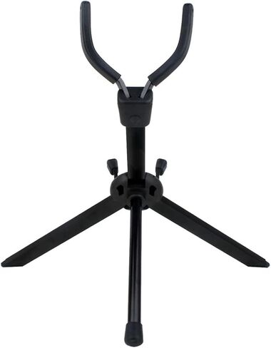 Baluue Folding Alto Saxophone Stand Non-skid Saxophone Rack Portable Black Tripod Holder for Alto Sax Music Instrument Display in Saudi Arabia