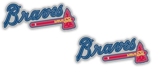 WinCraft MLB Atlanta Braves 80669013 Earrings Jewelry Card in Kuwait