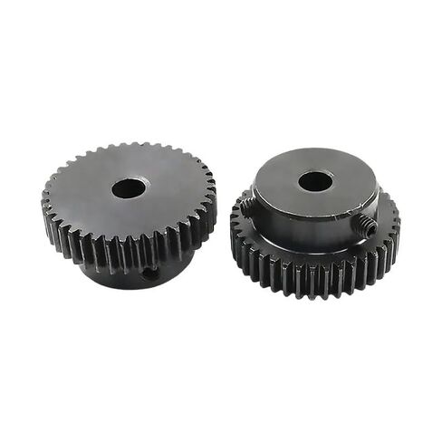 1M35T Spur Gear Bore 6/8/10/12mm 1 Mod 35 Teeth Motor Low 45# Steel Material Metal for(8mm,14pcs 1M 35 Teeth) in Saudi Arabia
