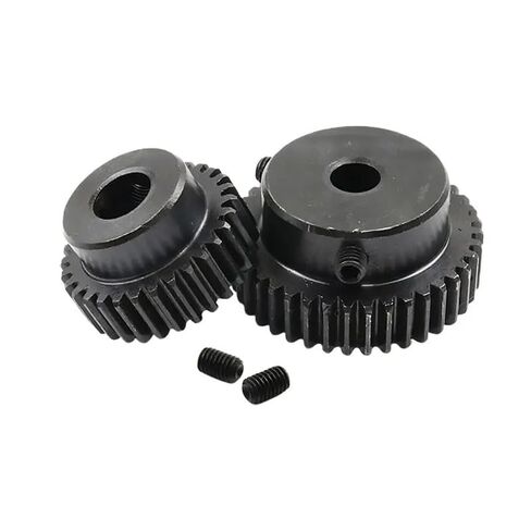 1M35T Spur Gear Bore 6/8/10/12mm 1 Mod 35 Teeth Motor Low 45# Steel Material Metal for(8mm,14pcs 1M 35 Teeth) in Saudi Arabia