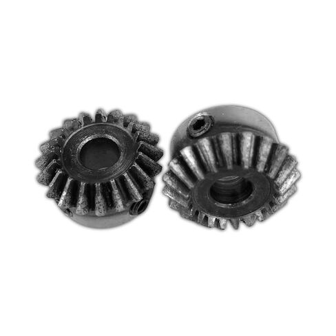 2PCS Bevel Gear 3M 20Teeth with Inner Hole 14/15/16/17/18/19/20/22/24/25/28mm 90 Degree Drive Commutation Steel Gears(18mm Keyway 6mm) in Saudi Arabia