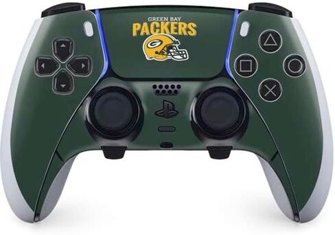 Skinit Decal Gaming Skin Compatible with PS5 DualSense Edge Pro Controller - Officially Licensed NFL Green Bay Packers Design in Saudi Arabia