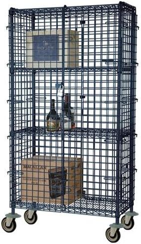 Central Exclusive 18"x60" Blue Epoxy Security Cage (Security Cage Only) in Saudi Arabia