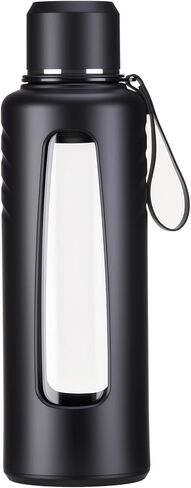 34 oz Travel Water Bottle, Anti-Slip and Anti-Scalding Sports Water Bottle, Waterbottle for Adults with Cup Brush Suitable for Outdoor Sports,Camping, Traveling in Kuwait