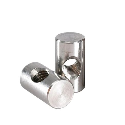 Barrel nut, M4 M5 M6Dowel Cylindrical Pin Cross Hole Hammer Embedded Nut for Wood Furniture Accessories(M4x16 (10Pcs)) in Saudi Arabia