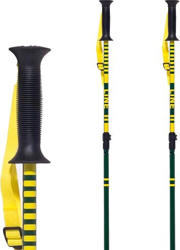 LINE للكبار من الجنسين احصل على أقطاب التزلج | أقطاب تزلج جبال الألب عملية ومتينة وخفيفة الوزن من الألومنيوم للرياضات الشتوية الخارجية مع طول قابل للتعديل وقبضة مريحة | حرة، جميع الجبال وGroomers in Kuwait