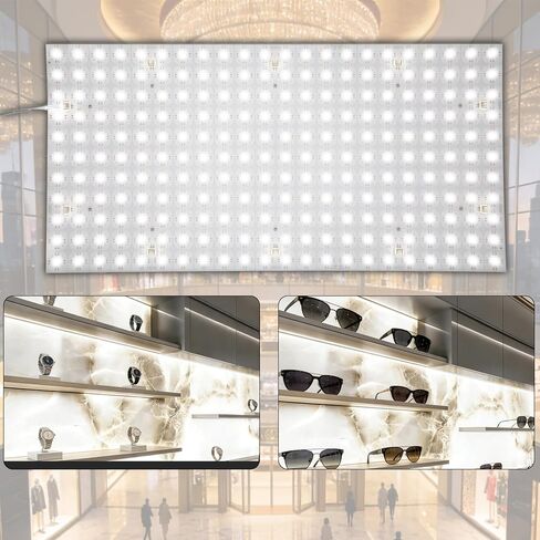 Dreamtrue 4 قطع من ألواح الإضاءة الخلفية LED، لوحة إضاءة بيضاء 36 وات 6000 كلفن، قابلة للانحناء والقص 19.3 × 9.6 بوصة للرخام، كونترتوب الكوارتز، العقيق (مصدر الطاقة غير متضمن) in Kuwait