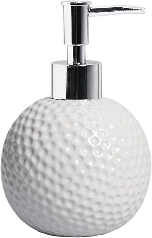 Soap Dispenser Golf Ball Lotion Bottle Ceramic Liquid Dispenser Bathroom Decor in Kuwait