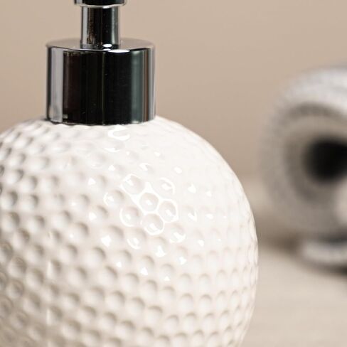 Soap Dispenser Golf Ball Lotion Bottle Ceramic Liquid Dispenser Bathroom Decor in Kuwait
