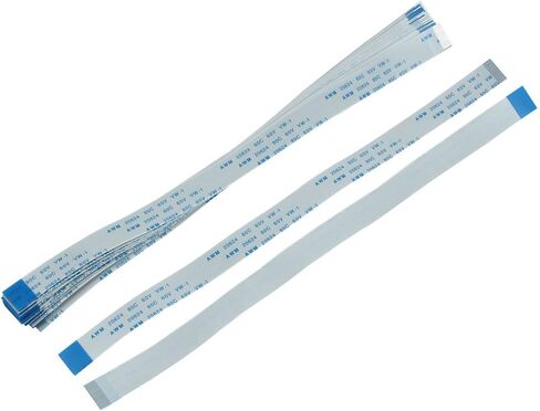 uxcell B Type 0.5mm Pitch 20 Pin AWM 80C 60V Flexible Flat Cable FFC FPC 200mm 20Pcs in Saudi Arabia
